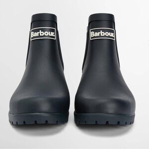 Barbour Wilton Wellingtons in Navy